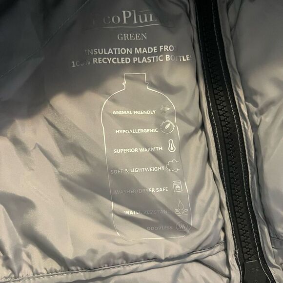 Bernardo gray puffer zip-up jacket size xl - Picture 4 of 6